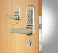 Codelocks CL425 SS Medium Duty Mechanical Digital Lock with Anti-Panic Mortice Lock & Code Free Option - Stainless Steel