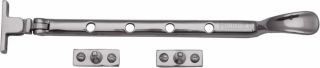 V990 10-PC Heritage Brass Casement Window Stay Spoon Pattern 10" Polished Chrome Finish