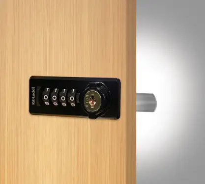 Click Here To Enlarge This Photo Of Codelocks KL20 BK LH KitLock Mechanical Digital Combination Lock (Left Hand) - Black