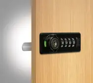 Codelocks KL20 BK RH KitLock Mechanical Digital Combination Lock (Right Hand) - Black