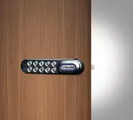 Codelocks KL1000 BK LH KitLock Classic Electronic Locker/Cabinet Lock (Left Hand) - Black
