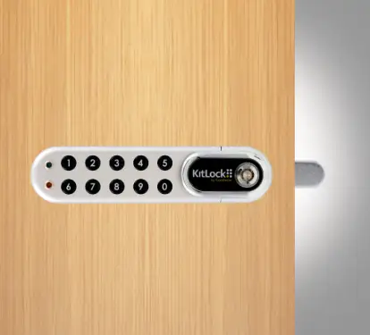 Click Here To Enlarge This Photo Of Codelocks KL1000 G3 SC LH KitLock G3 Electronic Cabinet Lock (Left Hand) - Silver
