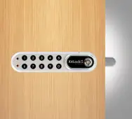 Codelocks KL1000 G3 SC LH KitLock G3 Electronic Cabinet Lock (Left Hand) - Silver