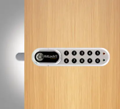 Click Here To Enlarge This Photo Of Codelocks KL1000 G3 SC RH KitLock G3 Electronic Cabinet Lock (Right Hand) - Silver