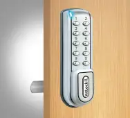 Codelocks KL1200 SG KitLock Electronic Locker/Cabinet Lock (Vertical) - Silver