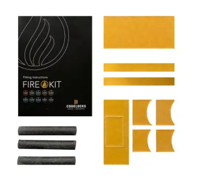 Click Here To Enlarge This Photo Of Codelocks PFKP V2 Fire Kit Pack to suit all Digital Lock Tubular Latches