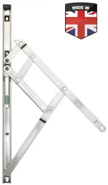 Click Here To Enlarge This Photo Of DGS Group Elite Standard Side Hung UPVC Window Friction Hinges with Integrated Restrictor