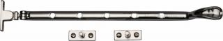 V990 12-PNF Heritage Brass Casement Window Stay Spoon Pattern 12" Polished Nickel Finish