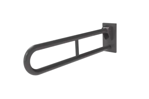 Click Here To Enlarge This Photo Of 105SC/GY Fitzroy of London 800mm Friction Hinged Support Rail (Stainless Steel) with Concealed Fixings - Grey (RAL 7005)