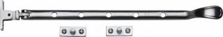 V990 12-SC Heritage Brass Casement Window Stay Spoon Pattern 12" Satin Chrome Finish