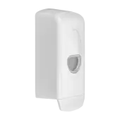 140601/WH Fitzroy of London Plastic Bulk Fill Soap Dispenser with Clear Level Indicator - White