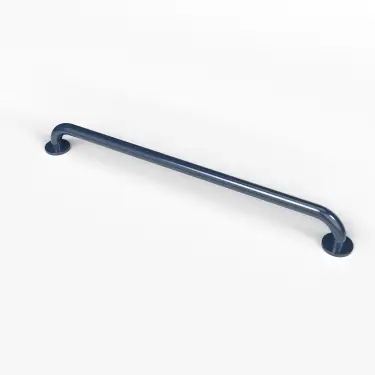 Click Here To Enlarge This Photo Of 210190/DB Fitzroy of London 900mm x 35mm (dia) Stainless Steel Grab Rail with Concealed Fixings - Dark Blue (RAL 5011)