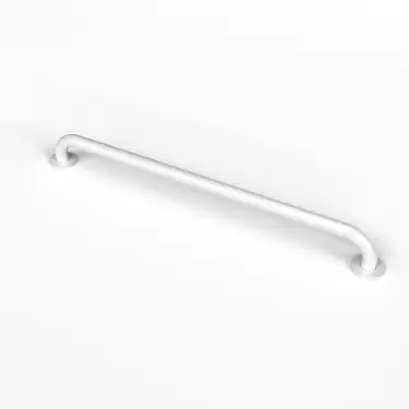 Click Here To Enlarge This Photo Of 210190/WH Fitzroy of London 900mm x 35mm (dia) Stainless Steel Grab Rail with Concealed Fixings - White (RAL 9016)