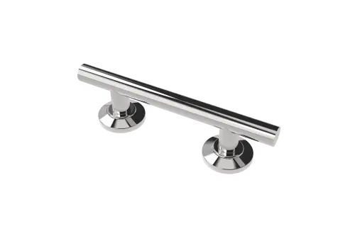 Click Here To Enlarge This Photo Of 310035/SP Fitzroy of London 355mm Contemporary Straight Grab Rail (Stainless Steel) with Concealed Nylon Flange - Polished