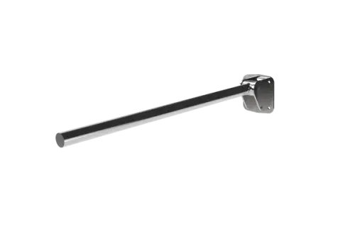 Click Here To Enlarge This Photo Of 310480/SP Fitzroy of London 800mm Contemporary Single Arm Friction Hinged Support Rail (Stainless Steel) with Exposed Fixings - Polished