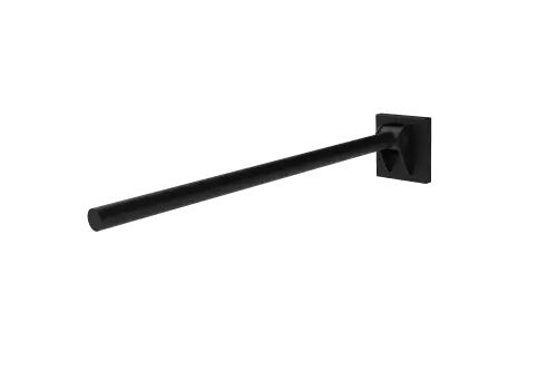 Click Here To Enlarge This Photo Of 310480C/MB Fitzroy of London 800mm Contemporary Single Arm Friction Hinged Support Rail (Stainless Steel) with Concealed Fixings - Matt Black (RAL 9005)