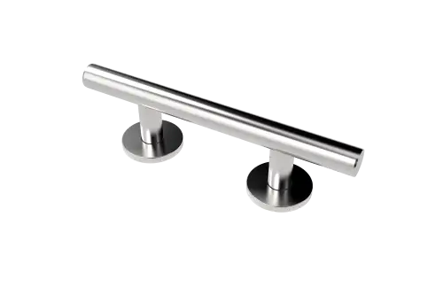 Click Here To Enlarge This Photo Of 311435/SS Fitzroy of London 355mm Luxury Straight Grab Rail (Stainless Steel) with Concealed Fixings - Satin