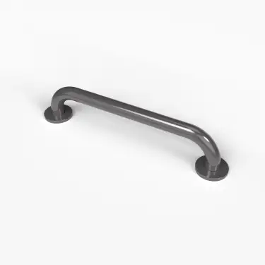 Click Here To Enlarge This Photo Of G1835C/GY Fitzroy of London 455mm x 35mm Round Flange Grab Rail (Mild Steel) with Concealed Fixings - Grey (RAL 7005)