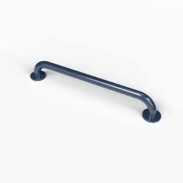Click Here To Enlarge This Photo Of G2435C/DB Fitzroy of London 610mm x 35mm Round Flange Grab Rail (Mild Steel) with Concealed Fixings - Dark Blue (RAL 5011)