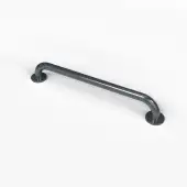 G2435C/DG Fitzroy of London 610mm x 35mm Round Flange Grab Rail (Mild Steel) with Concealed Fixings - Dark Grey (RAL 7016)