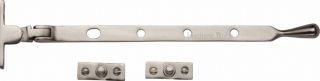 V992 10-SN Heritage Brass Casement Window Stay Ball Design 10" Satin Nickel Finish