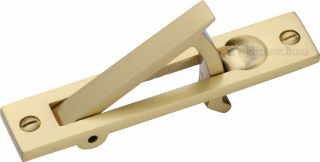C1165-SB Heritage Brass Pocket Door Edge Pull Satin Brass Finish