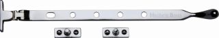 V992 12-PC Heritage Brass Casement Window Stay Ball Design 12" Polished Chrome Finish