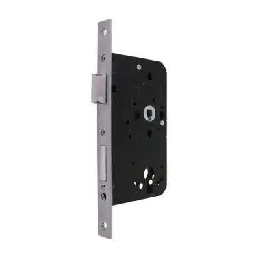 Click Here To Enlarge This Photo Of AR910-S-60-SSS Hoppe Arrone DIN Mortice Sashlock Case Square Forend (60mm Backset) - Satin Stainless Steel (87107853)