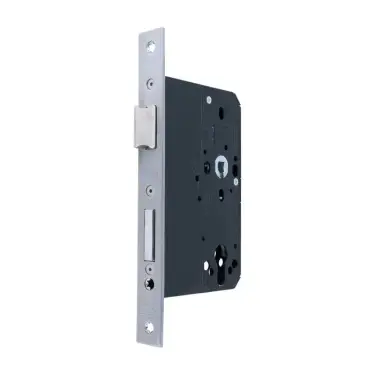 Click Here To Enlarge This Photo Of AR910-S-80-SSS Hoppe Arrone DIN Mortice Sashlock Case Square Forend (80mm Backset) - Satin Stainless Steel (87117085)