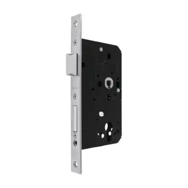 Click Here To Enlarge This Photo Of AR910-S-60-PSS Hoppe Arrone DIN Mortice Sashlock Case Square Forend (60mm Backset) - Polished Stainless Steel (87107854)