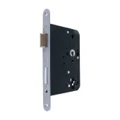 AR910-R-80-SSS Hoppe Arrone DIN Mortice Sashlock Case Radius Forend (80mm Backset) - Satin Stainless Steel (87117078)