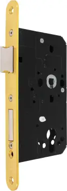 Click Here To Enlarge This Photo Of AR910-R-60-PB Hoppe Arrone DIN Mortice Sashlock Case Radius Forend (60mm Backset) - Polished Brass (87107858)