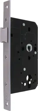 Click Here To Enlarge This Photo Of AR911-S-60-SSS Hoppe Arrone DIN Mortice Latch Square Forend (60mm Backset) - Satin Stainless Steel (87107859)