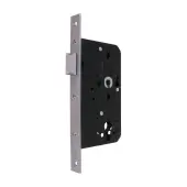 AR911-S-60-SSS Hoppe Arrone DIN Mortice Latch Square Forend (60mm Backset) - Satin Stainless Steel (87107859)