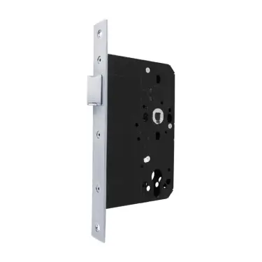 Click Here To Enlarge This Photo Of AR911-S-80-SSS Hoppe Arrone DIN Mortice Latch Square Forend (80mm Backset) - Satin Stainless Steel (50001772)