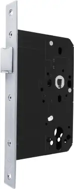 Click Here To Enlarge This Photo Of AR911-S-80-SSS Hoppe Arrone DIN Mortice Latch Square Forend (80mm Backset) - Satin Stainless Steel (50001772)