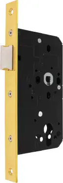 Click Here To Enlarge This Photo Of AR911-S-60-PB Hoppe Arrone DIN Mortice Latch Square Forend (60mm Backset) - Polished Brass (87107861)