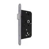 AR911-R-60-SSS Hoppe Arrone DIN Mortice Latch Radius Forend (60mm Backset) - Satin Stainless Steel (87107862)
