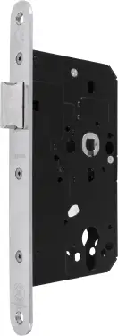Click Here To Enlarge This Photo Of AR911-R-60-PSS Hoppe Arrone DIN Mortice Latch Radius Forend (60mm Backset) - Polished Stainless Steel (87107863)