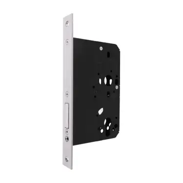 Click Here To Enlarge This Photo Of AR912-S-80-SSS Hoppe Arrone DIN Mortice Deadlock Case Square Forend (80mm Backset) - Satin Stainless Steel (50001711)