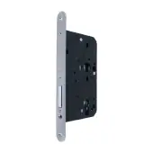 AR912-R-60-SSS Hoppe Arrone DIN Mortice Deadlock Case Radius Forend (60mm Backset) - Satin Stainless Steel (87107868)