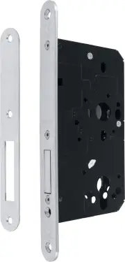 Click Here To Enlarge This Photo Of AR912-R-60-PSS Hoppe Arrone DIN Mortice Deadlock Case Radius Forend (60mm Backset) - Polished Stainless Steel (87107869)