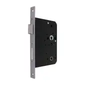 AR913-S-80-SSS Hoppe Arrone DIN Mortice Bathroom Lock Square Forend (80mm Backset) - Satin Stainless Steel (87117099)