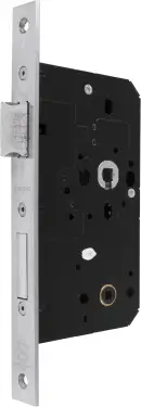 Click Here To Enlarge This Photo Of AR913-S-60-PSS Hoppe Arrone DIN Mortice Bathroom Lock Square Forend (60mm Backset) - Polished Stainless Steel (87107872)
