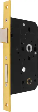 Click Here To Enlarge This Photo Of AR913-S-60-PB Hoppe Arrone DIN Mortice Bathroom Lock Square Forend (60mm Backset) - Polished Brass (87107873)