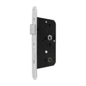 AR913-R-60-PSS Hoppe Arrone DIN Mortice Bathroom Lock Radius Forend (60mm Backset) - Polished Stainless Steel (87107875)