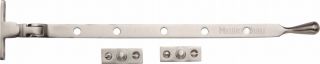 V992 12-SN Heritage Brass Casement Window Stay Ball Design 12" Satin Nickel Finish