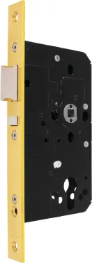 Click Here To Enlarge This Photo Of AR914-S-60-PB Hoppe Arrone DIN Mortice Nightlatch Case Square Forend (60mm Backset) - Polished Brass (87107879)