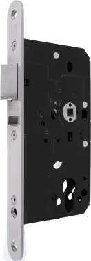 Click Here To Enlarge This Photo Of AR914-R-60-PSS Hoppe Arrone DIN Mortice Nightlatch Case Radius Forend (60mm Backset) - Polished Stainless Steel (87107881)
