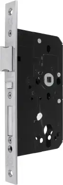Click Here To Enlarge This Photo Of AR915-S-60-PSS Hoppe Arrone DIN Mortice Apartment Lock Square Forend (60mm Backset) - Polished Stainless Steel (87107884)